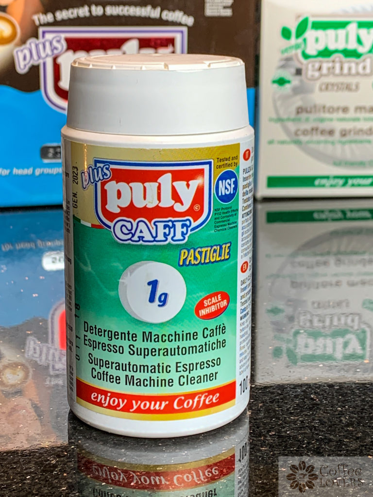 PULY CAFF NSF 1g tabletki - Puly Caff tabletki czyszczące, Puly Caff, grind crystals, kryształy Puly, czyścić młynek, kryształy do młynka, barista, barista totalny, proszek Puly, proszek puly caff, środek Puly Caff, Puly Caff, tylko Puly Caff, czystość Puly Caff, higiena Puly Caff